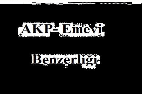 AKP- Emevi Benzerliği